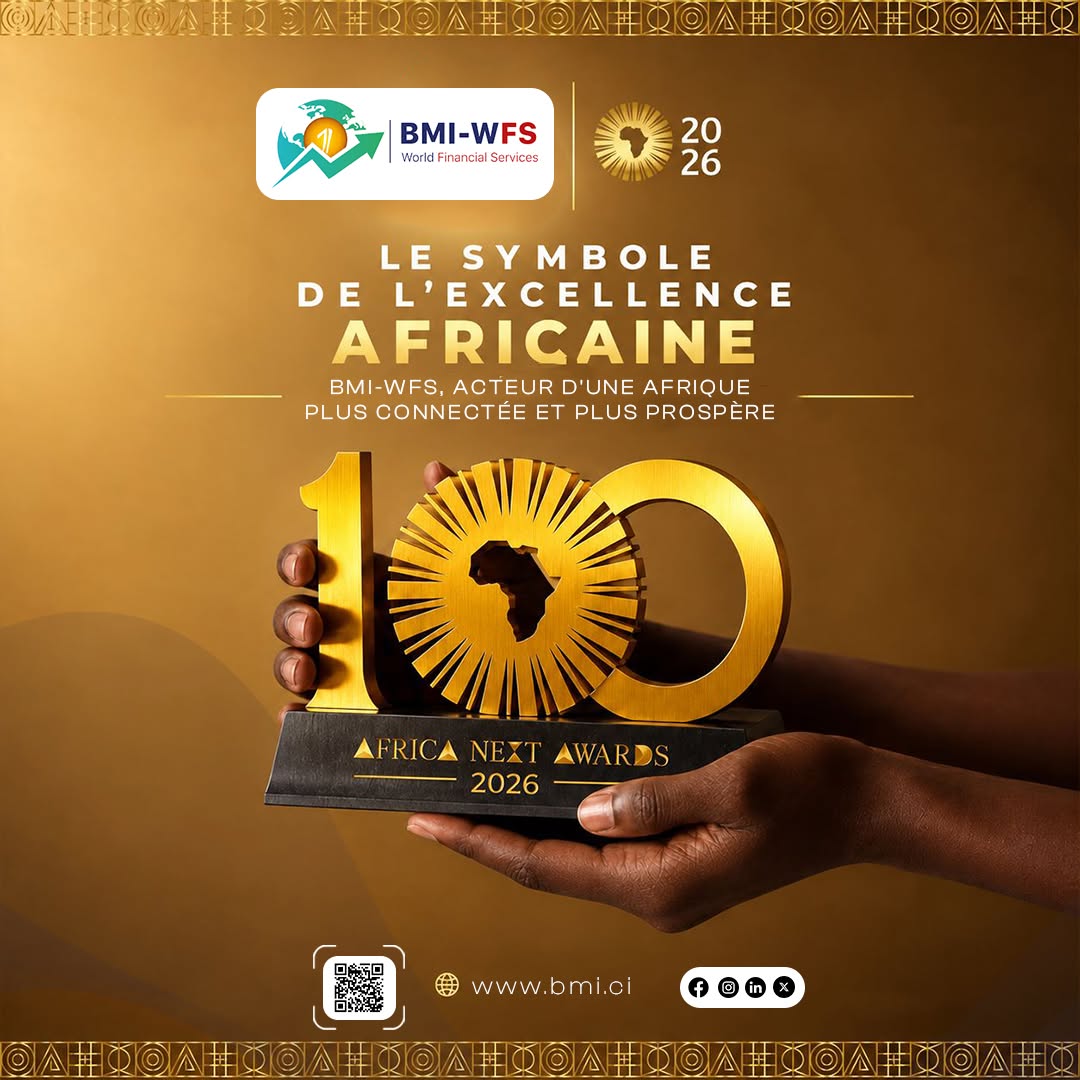 AFRICA NEXT AWARDS 2026 :  BMI-WFS PARMI LES ACTEURS DE L'EXCELLENCE AFRICAINE